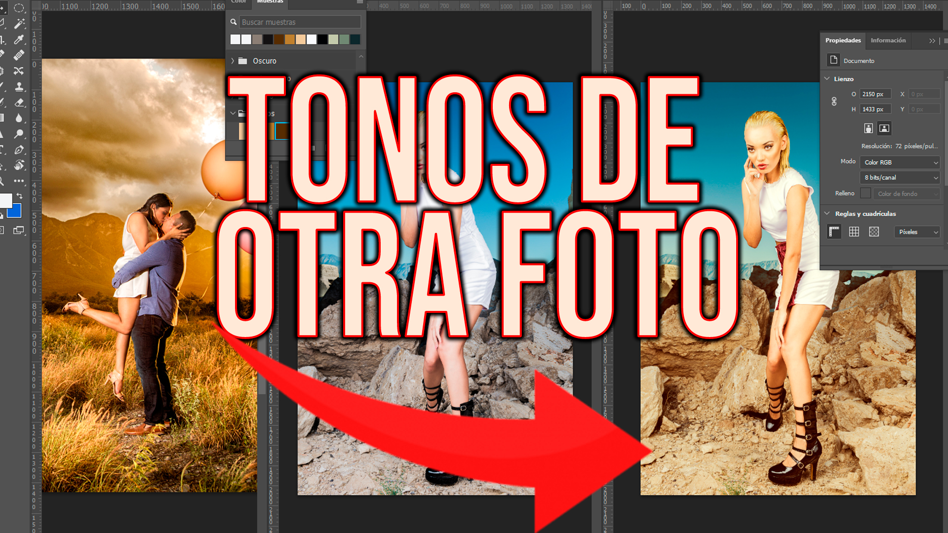 Curso de fotografía en Monterrey Copia los tonos de una fotografía en Photoshop