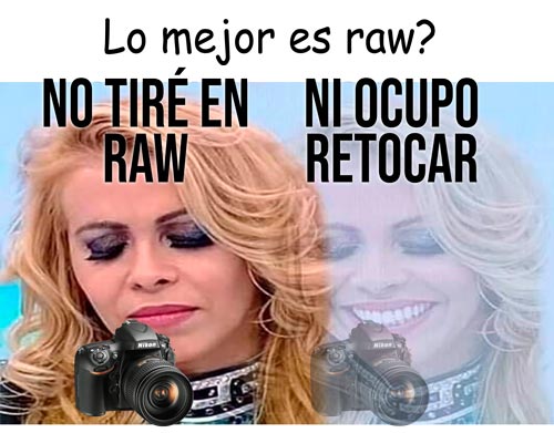 Formato raw en fotografia